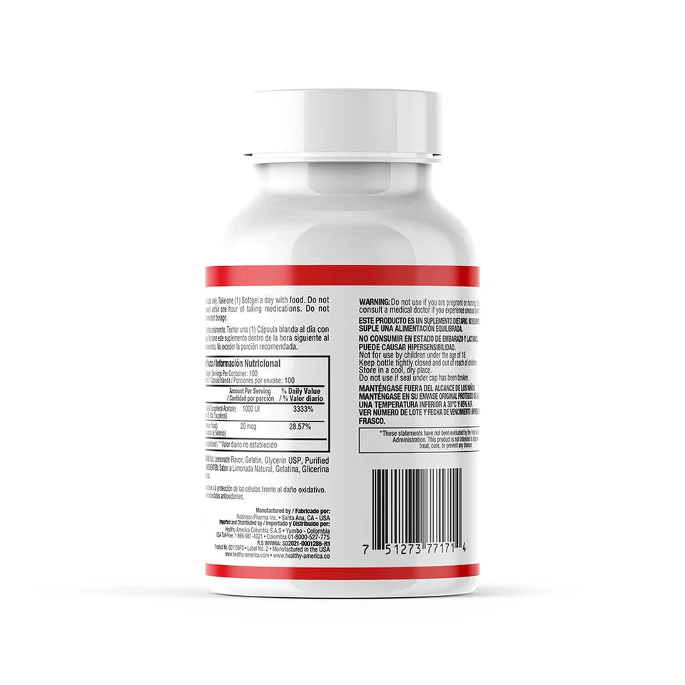 VIT E 1.000 VITAMIN E 1000 IU WITH SELENIUM 100 SOFTGELS