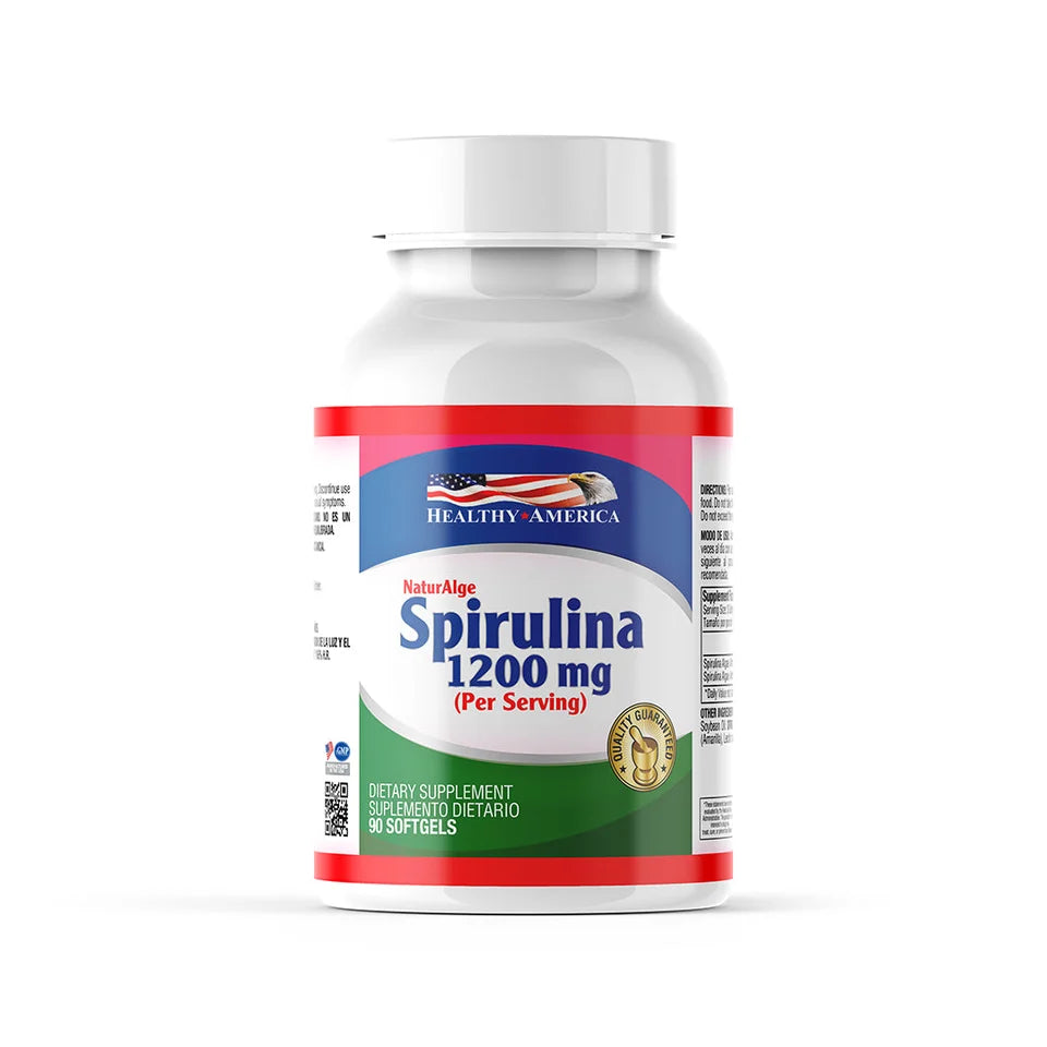 Spirulina 1200 mg 90 Cápsulas blandas