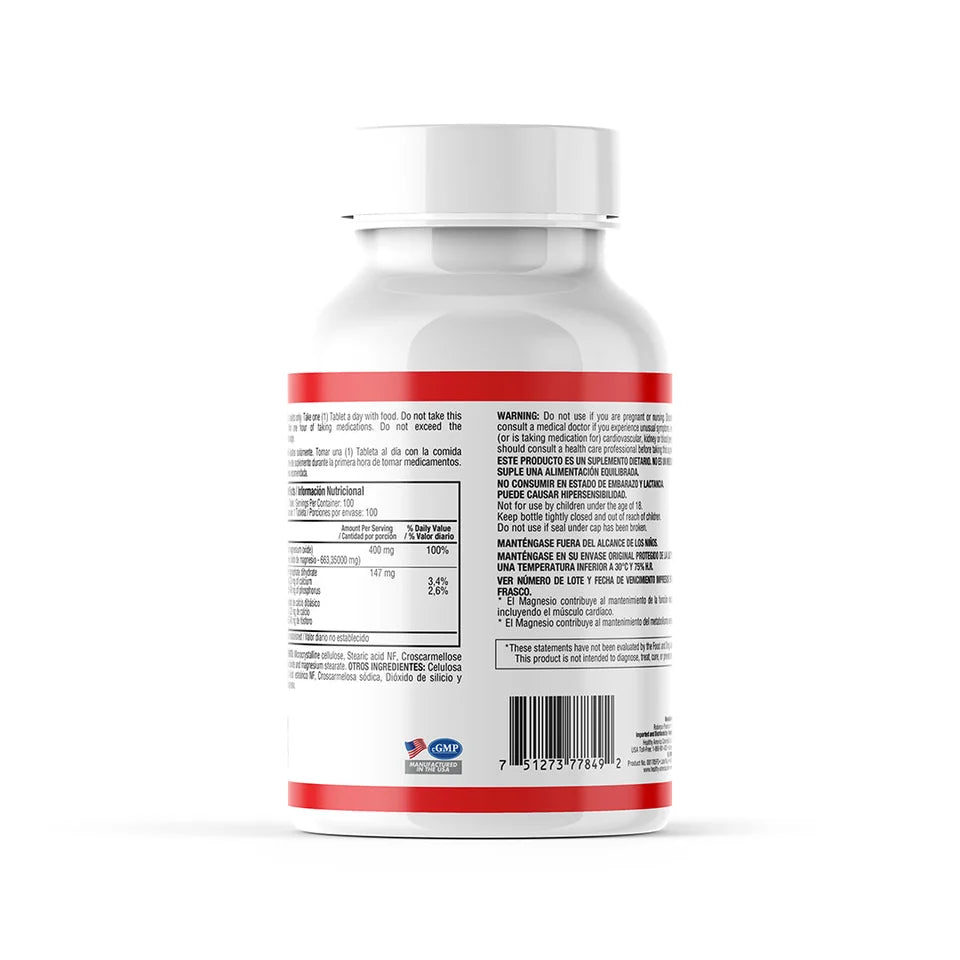 Magsium, Magnesium Oxide 400 mg