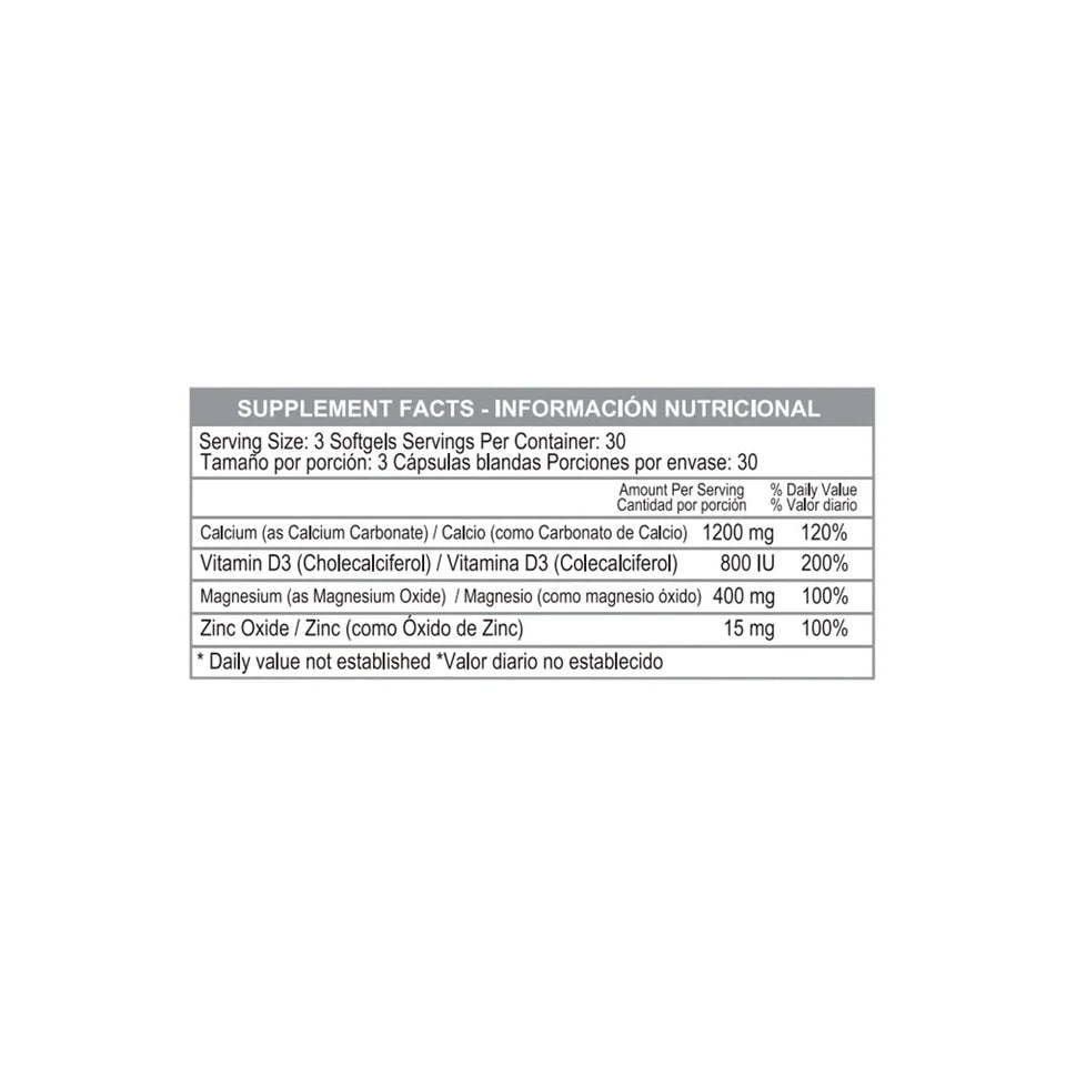 CAL-MAG-ZINC PLUS VD3 90 SOFTGELS