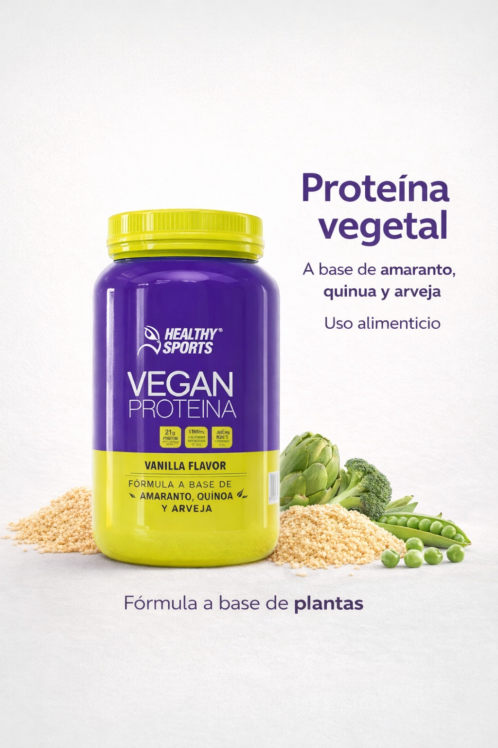Proteína Vegetal | Suplemento Plant-Based | Proapinatur Colombia