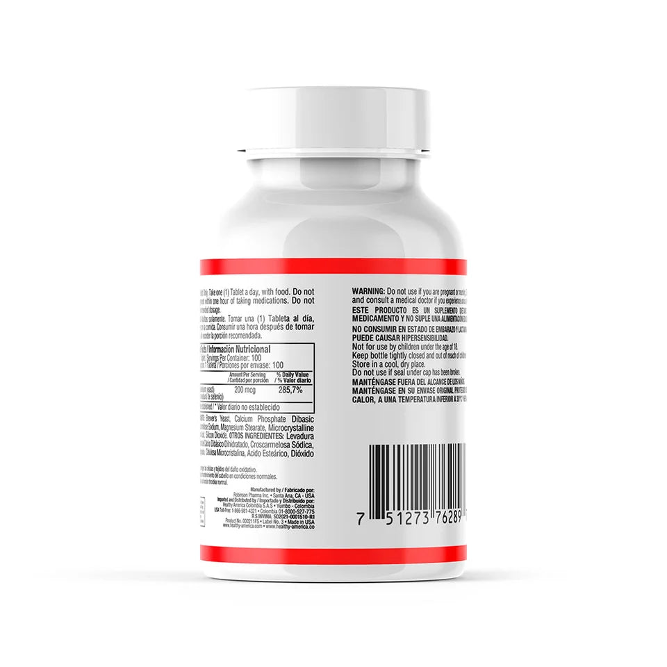 Selenium 200mcg (Selenium Yeast)