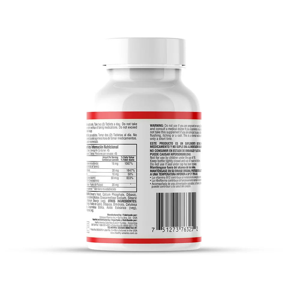 B-COMPLEX WITH B12 90 TABLETS