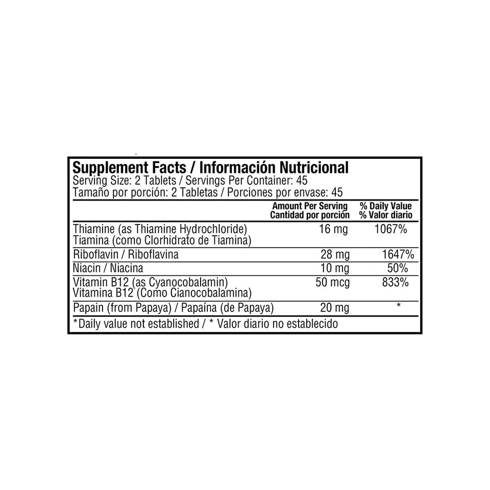 B-COMPLEX WITH B12 90 TABLETS