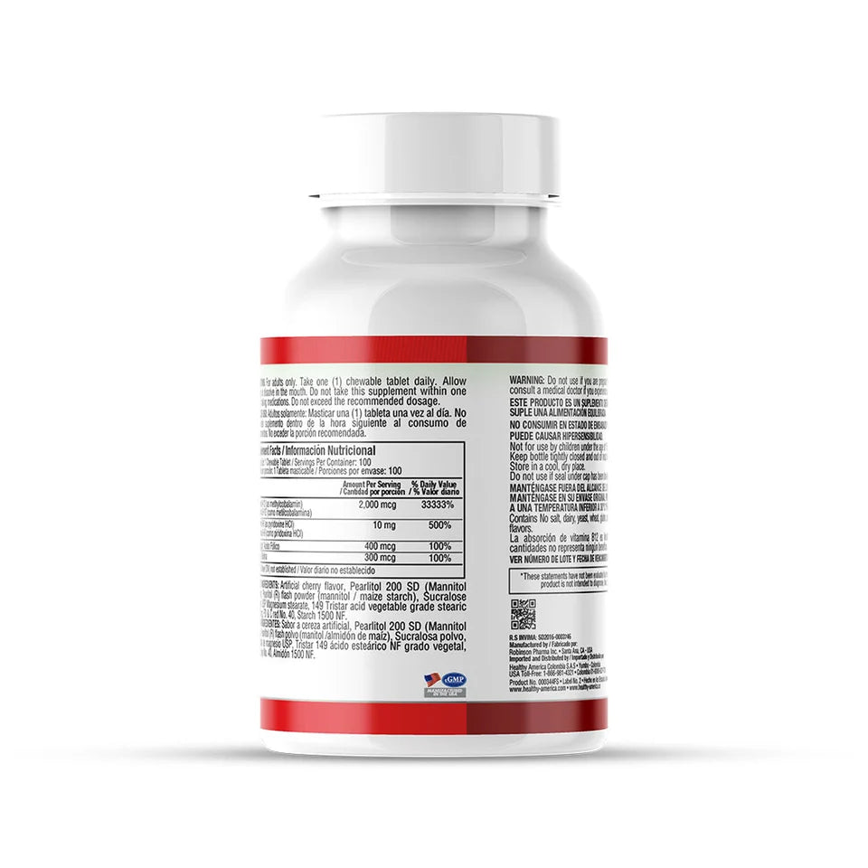 Methyl B-12 2.000mcg (Methyl Cobalamin)