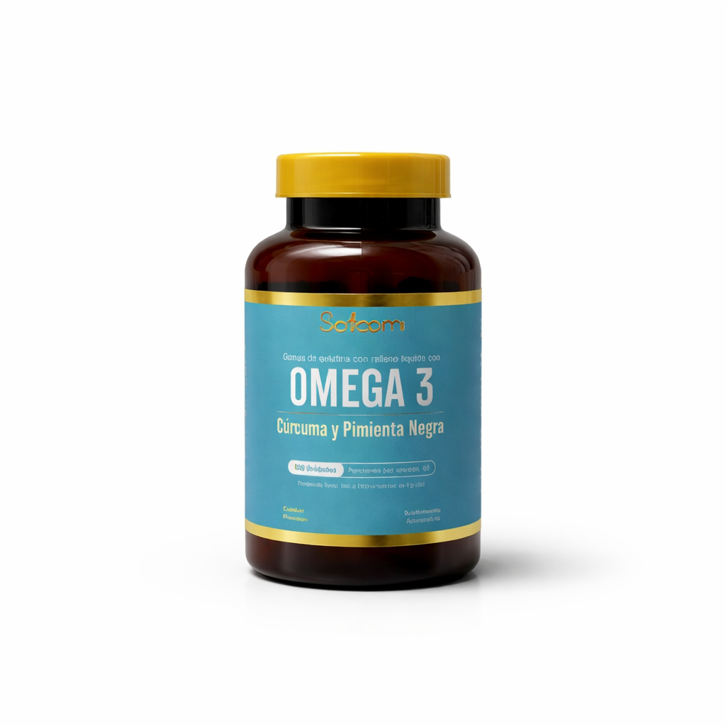 Omega 3 con Cúrcuma y Pimienta Negra | Antiinflamatorio | Proapinatur