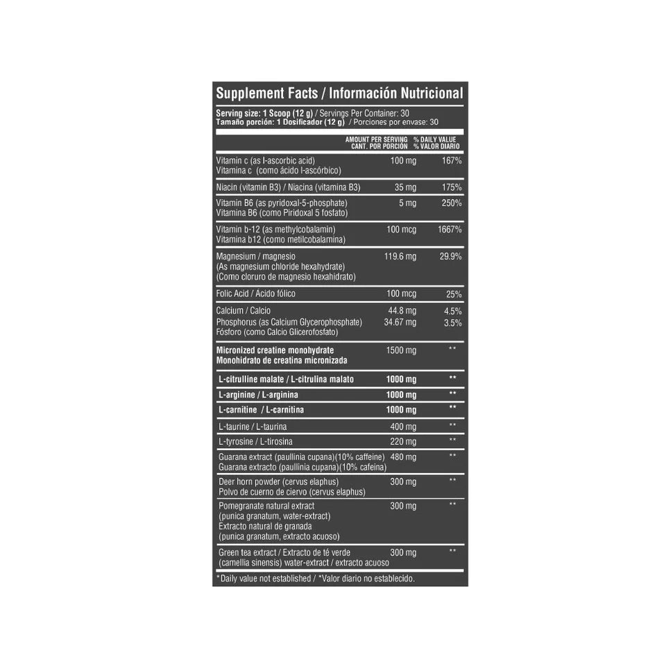 NUCLEAR 360G 30 SERVINGS FRUIT PUNCH