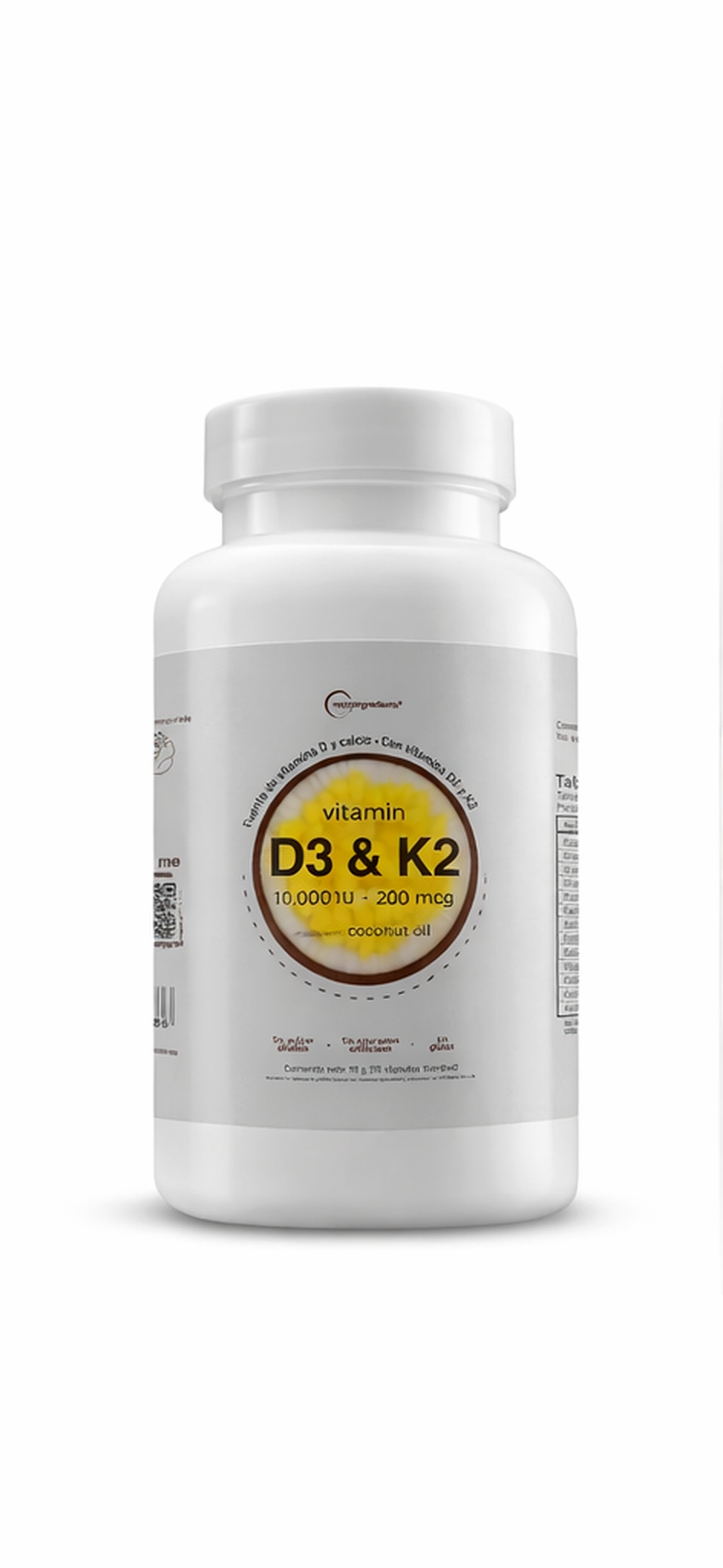 Vitamina D3 10000 UI + K2 200mcg | Huesos e Inmunidad | Proapinatur