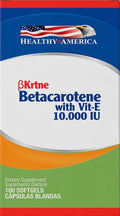 BETACAROTENO PROVITAMIN A 10.000 IU W/VITAMIN E 100 SOFTGELS