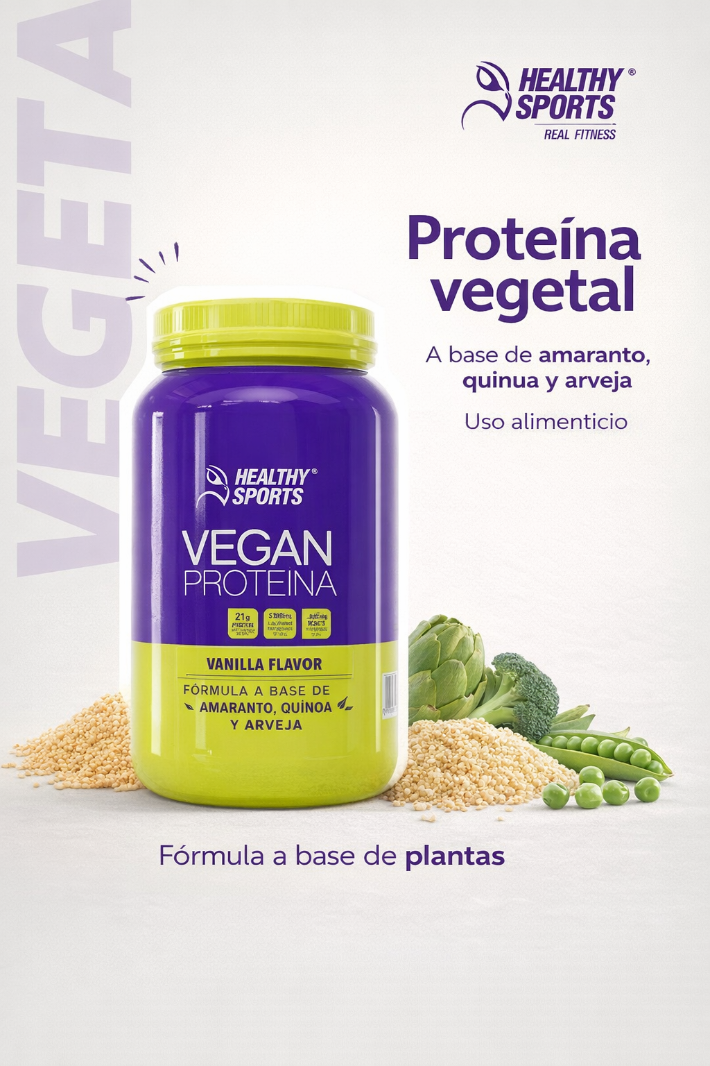 Proteína Vegetal | Suplemento Plant-Based | Proapinatur Colombia