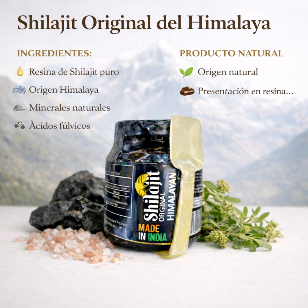 Shilajit – Suplemento dietario natural