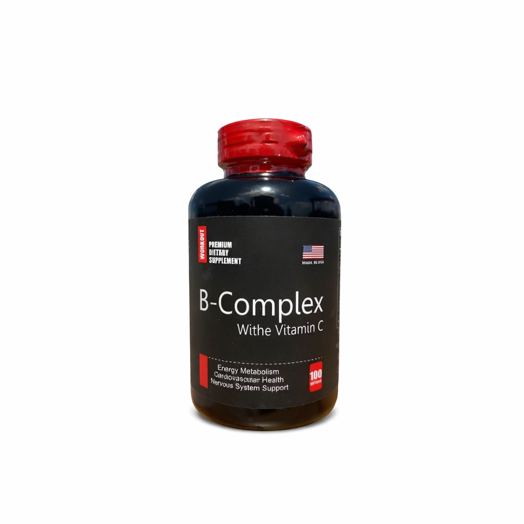 B-Complex con Vitamina C | Suplemento Multivitamínico