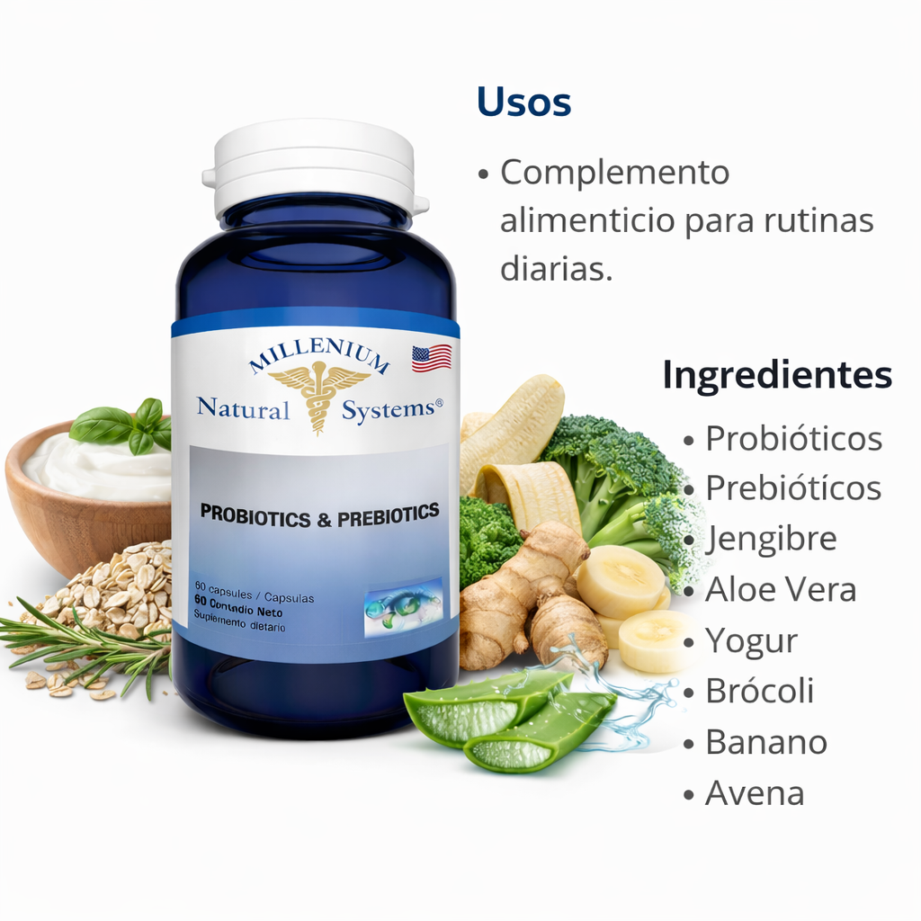 Probioticos y Prebioticos en Capsulas | Salud Digestiva | Proapinatur