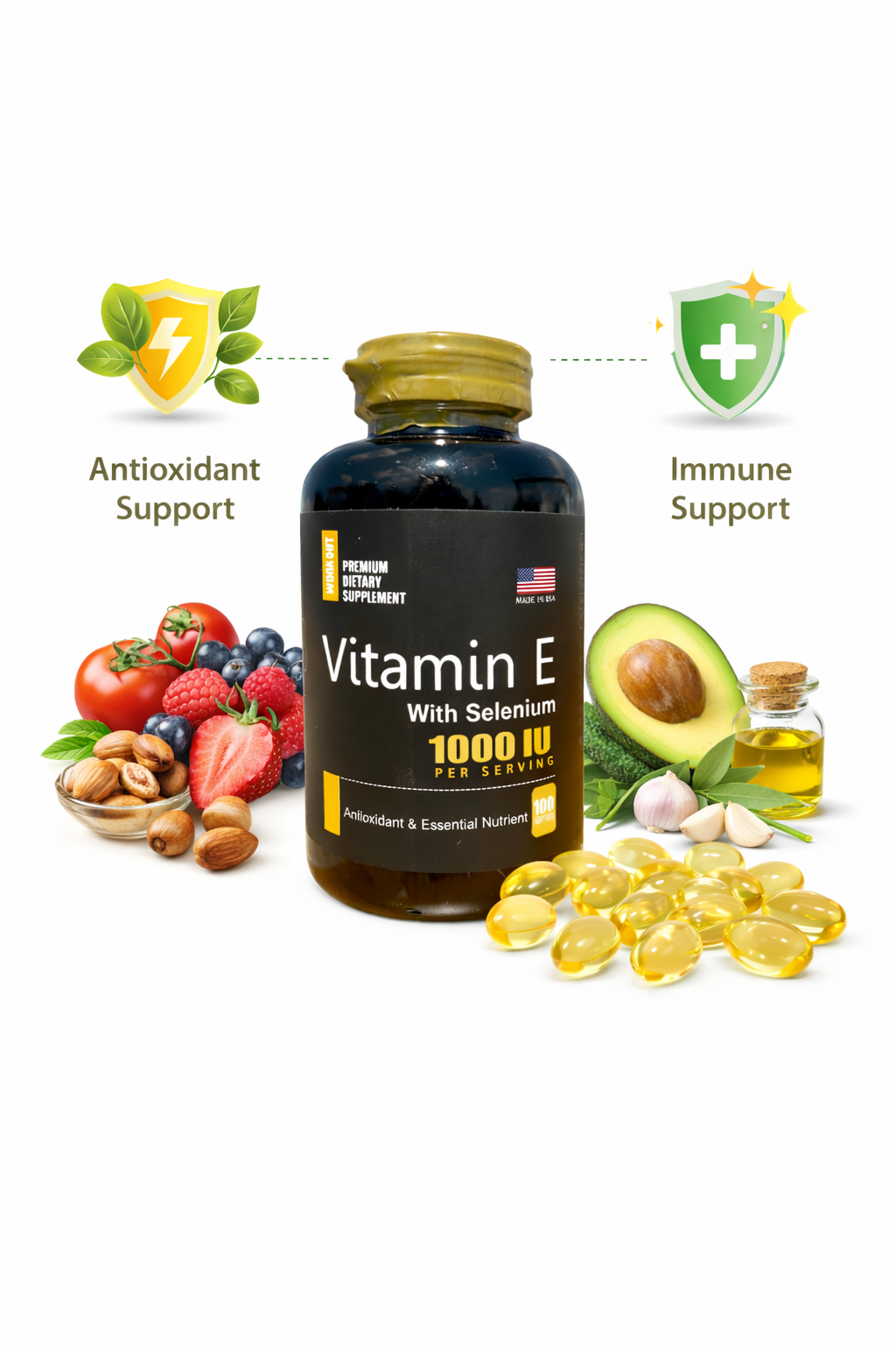 Vitamina E Antioxidante | Piel e Inmunidad | Proapinatur