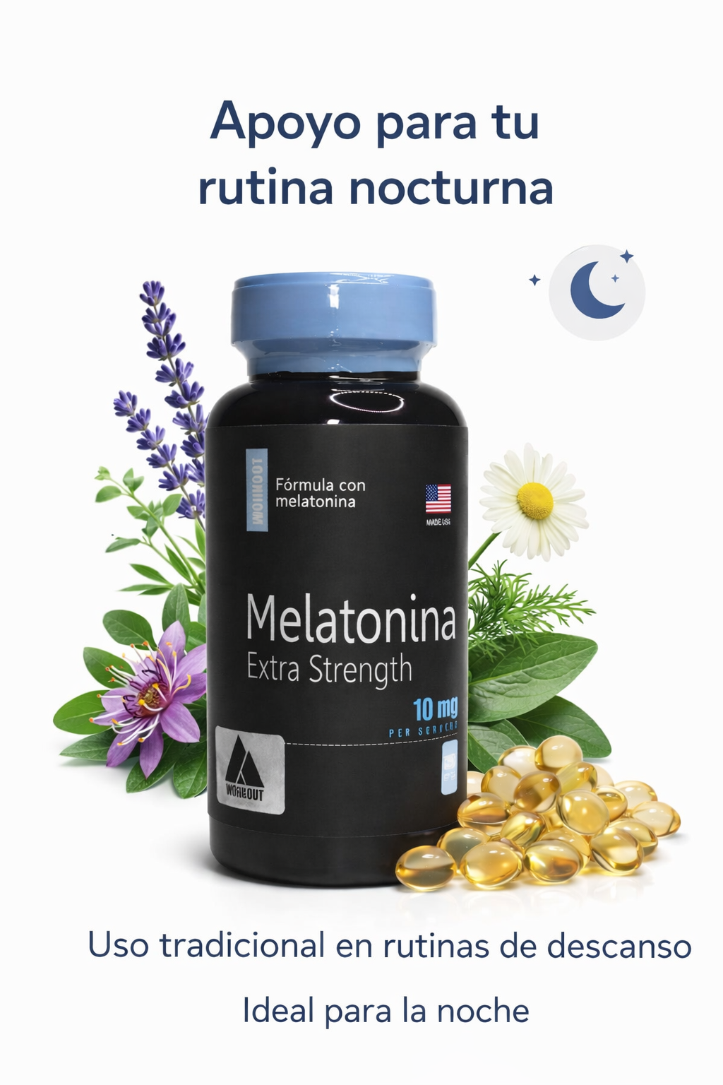 Melatonina Extra Strength – Suplemento Alimenticio