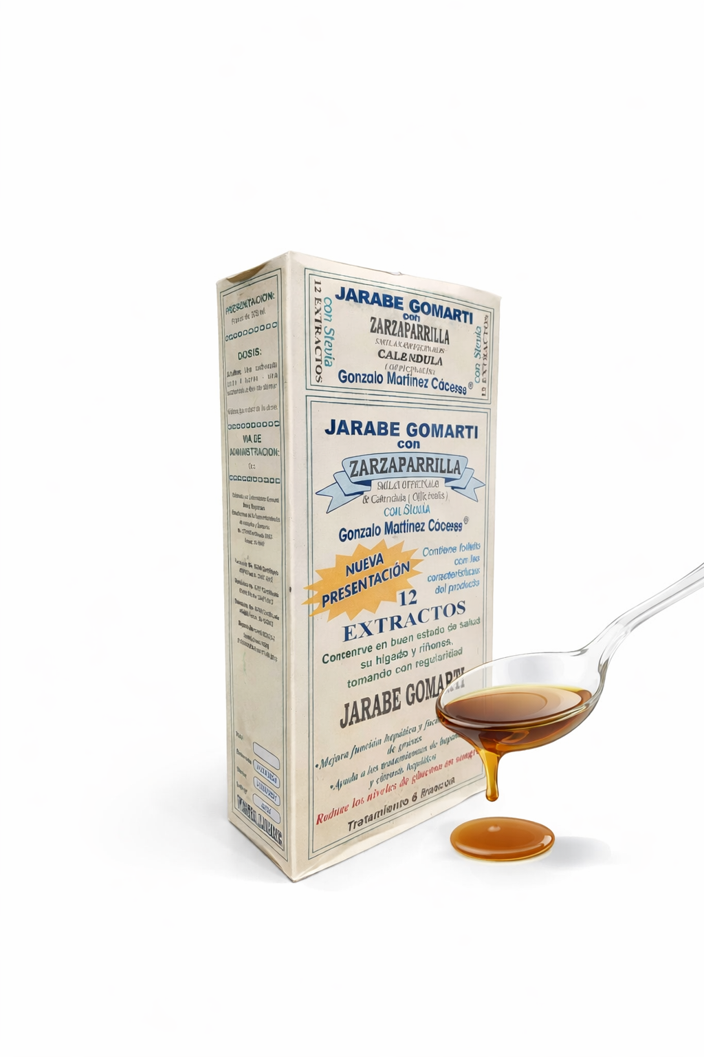 Jarabe Gomarti con Zarzaparrilla – Extractos Naturales Líquidos