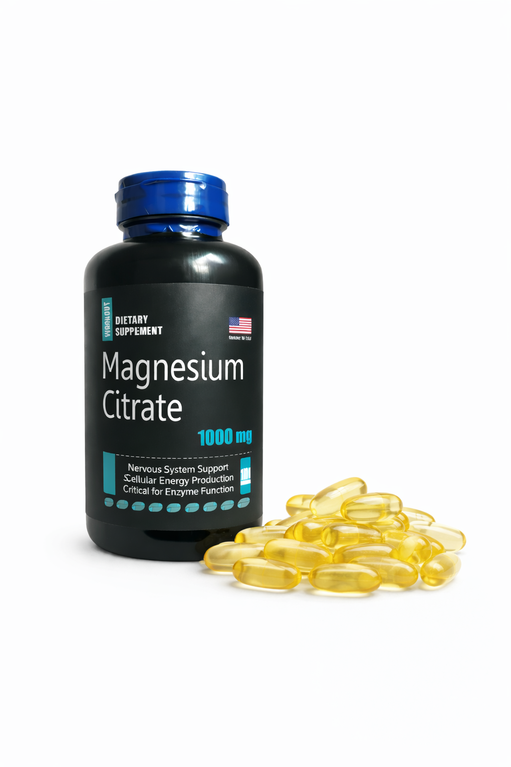 Magnesio Citrato 1000 mg en Perlas | Suplemento Mineral | Proapinatur
