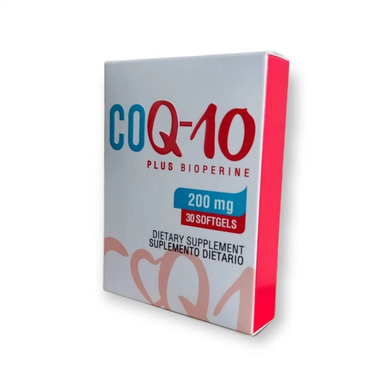 COQ-10 Plus Bioperine 200 mg 30 Cápsulas blandas