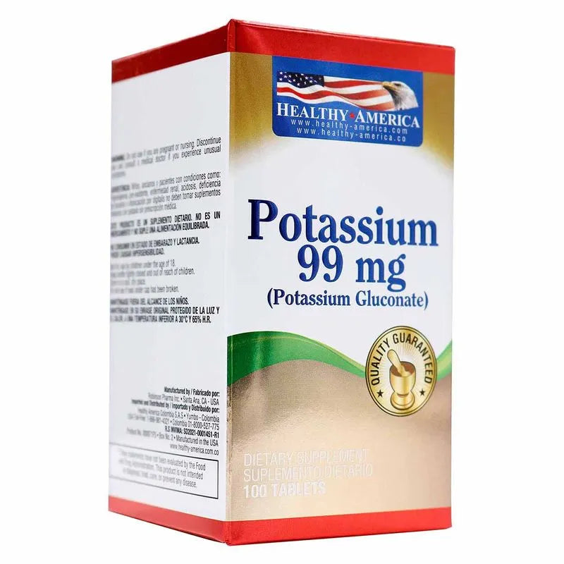 CHELATED POTASSIUM 99MG 100 TABLETS (AS POTASSIUM GLUCONATE 652 MG)